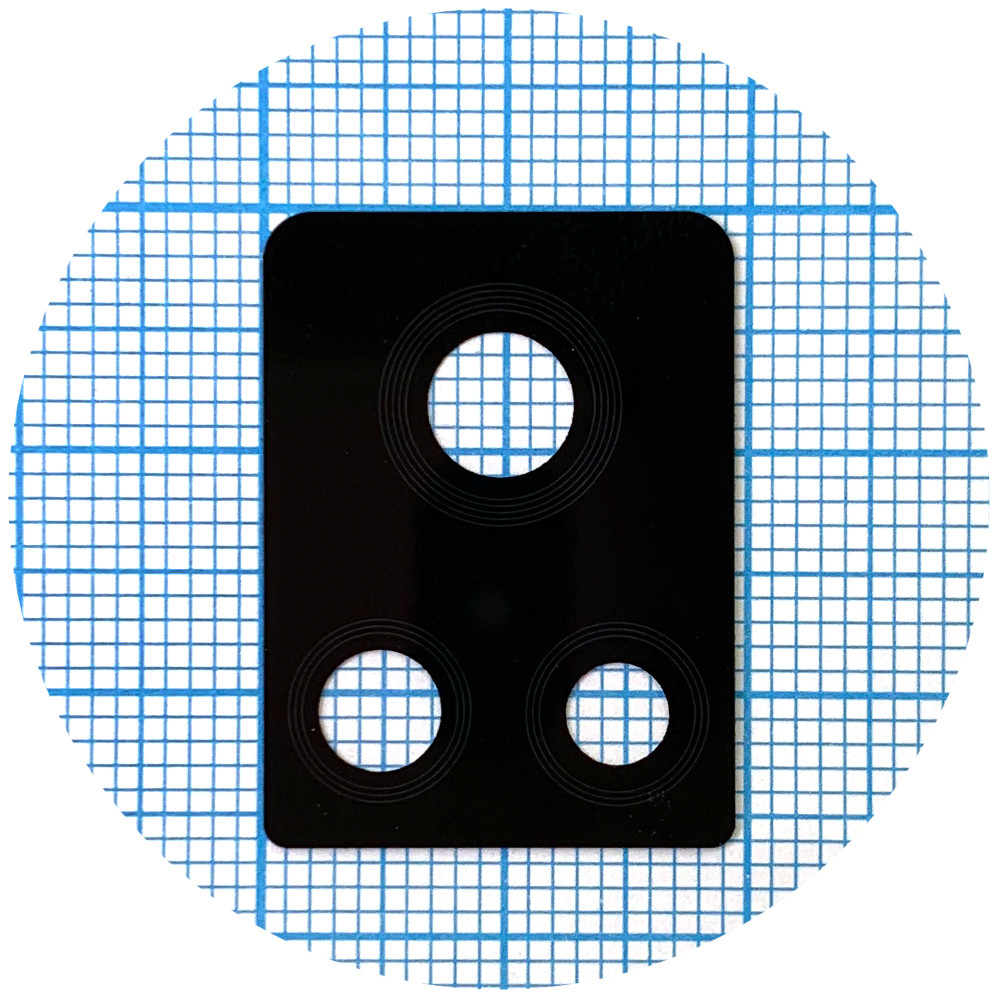 Скло камери Vivo V21 V21 5G V21E чорне, фото 1