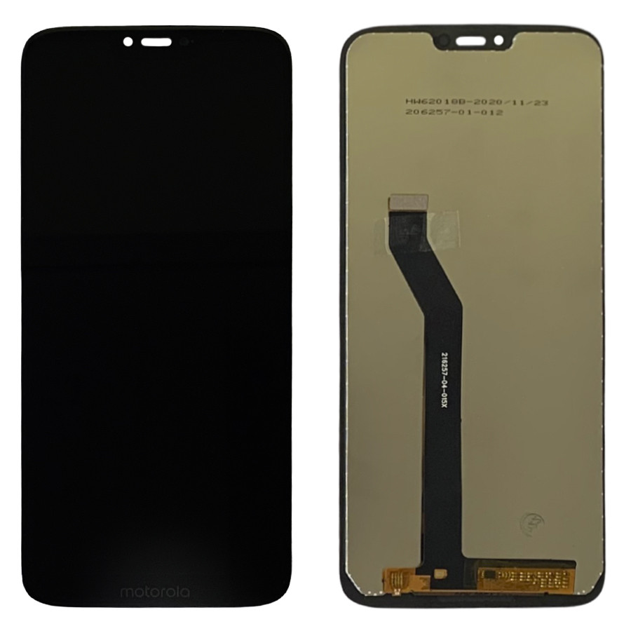 Дисплей (екран) Motorola Moto G7 Power XT1955 з сенсором чорний Original PRC 157 мм