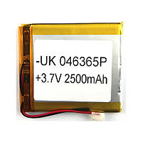 Аккумулятор АКБ универсальный 046365P 64 х 59 х 4 мм 2500 mAh 3.7 V