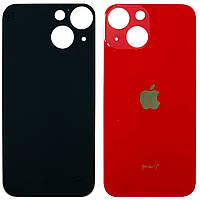 Задня кришка Apple iPhone 13 Mini червона - аналог з великим отвором
