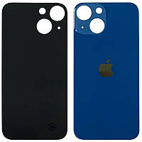 Задня кришка Apple iPhone 13 Mini синя - аналог з великим отвором