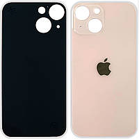 Задня кришка Apple iPhone 13 Mini рожева - аналог з велики отвором