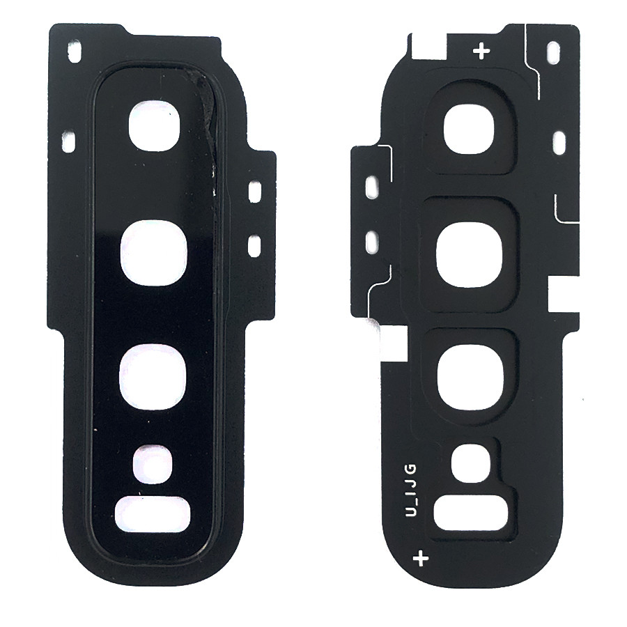 Скло камери Samsung Galaxy S10 G973F, S10 Plus G975F чорне в рамці для S10, фото 1