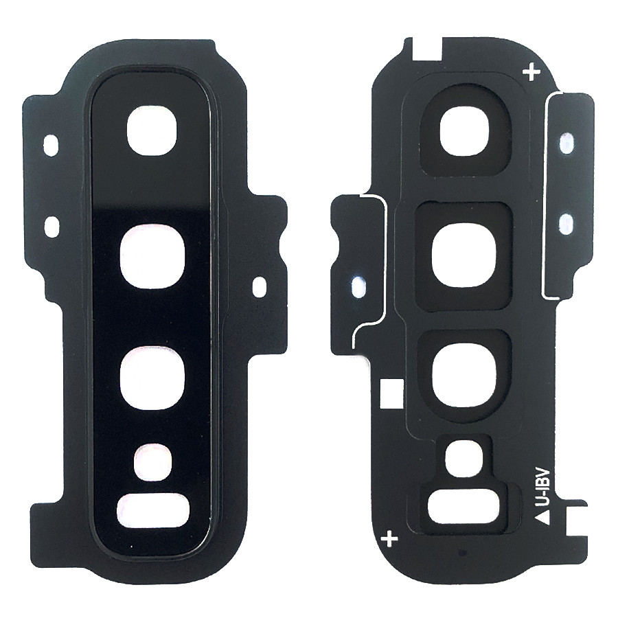 Скло камери Samsung Galaxy S10 G973F, S10 Plus G975F чорне в рамці для S10 Plus, фото 1