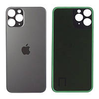 Задня кришка Apple iPhone 11 Pro сіра Original PRC з великим отвором