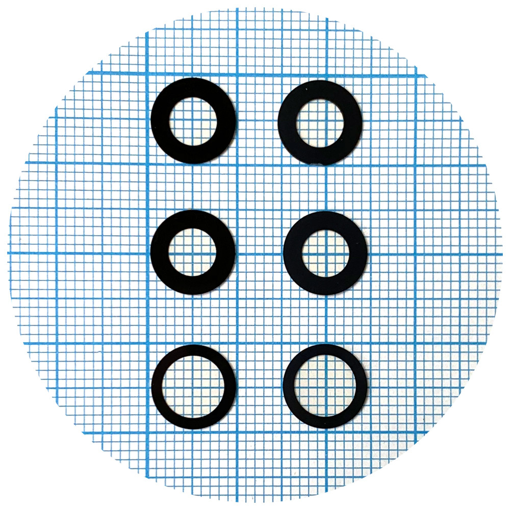 Скло камери Apple iPhone 11 Pro, iPhone 11 Pro Max чорне - 3 шт, фото 1