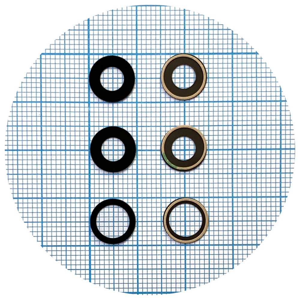 Скло камери Apple iPhone 11 Pro, iPhone 11 Pro Max Original PRC - 3 шт, фото 1