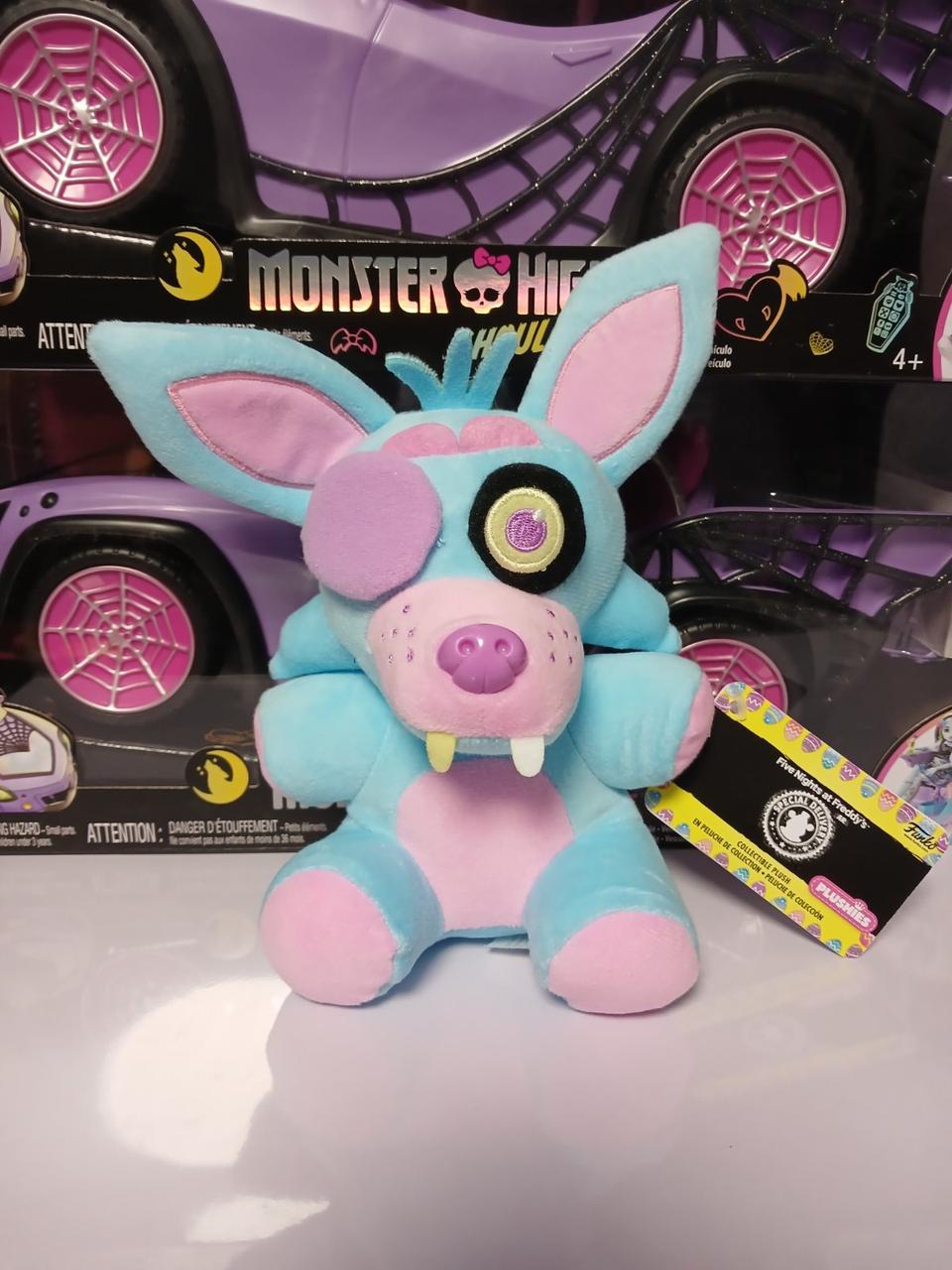  Funko FNAF Spring Pastel Colorway Plush Set of 5 - Cupcake, Foxy,  Freddy Blue and Freddy Pink, Foxy Blue and Foxy Purple : Toys & Games