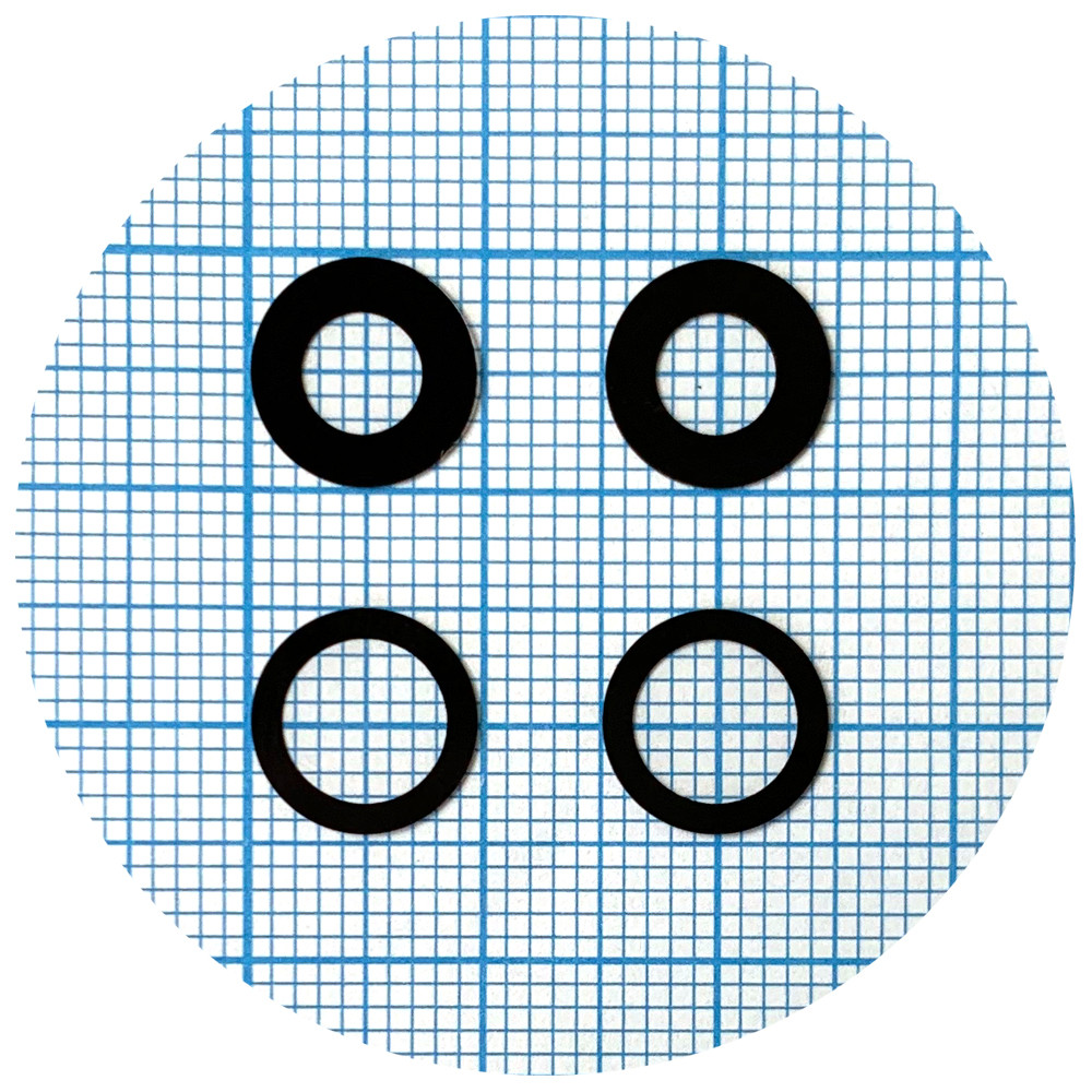 Скло камери Apple iPhone 11 чорне - 2 шт, фото 1