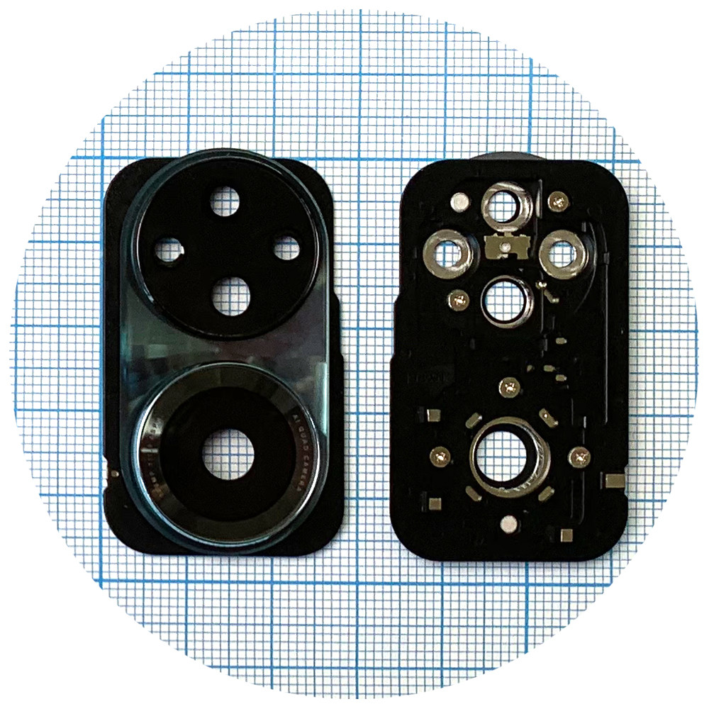 Скло камери Huawei Honor 50, Honor 50 Pro із зеленою рамкою, фото 1