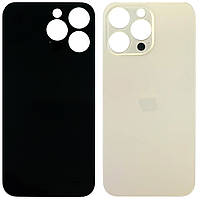 Задня кришка Apple iPhone 14 Pro Max золотиста Original PRC з великим отвором