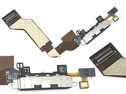 Шлейф Apple iPhone 4S з роз'ємом зарядки, з мікрофоном, Original PRC чорний
