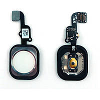 Шлейф Apple iPhone 6, iPhone 6 Plus з кнопкою меню Home білий AAA - аналог