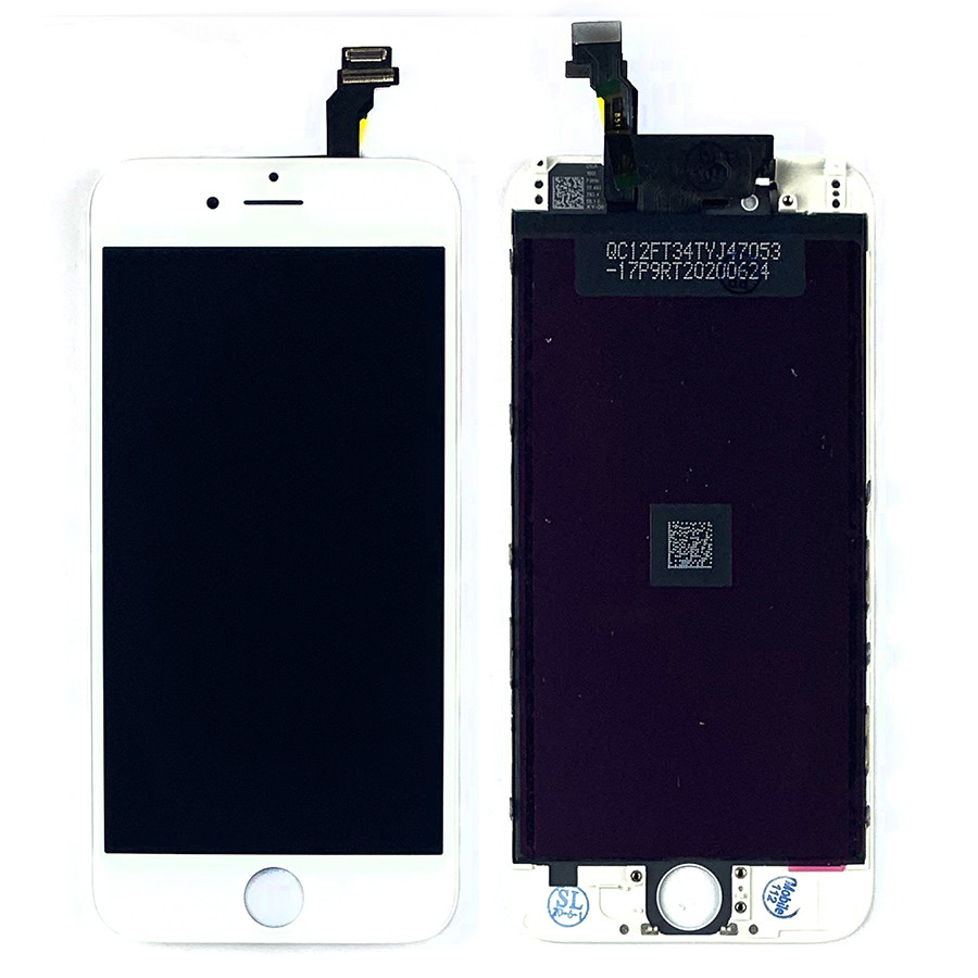 Дисплей (екран) Apple iPhone 6 з сенсором білий AAA - аналог
