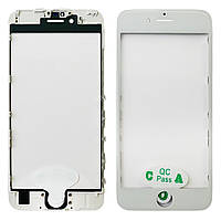 Скло дисплея Apple iPhone 6S біле з OCA плівкою та рамкою