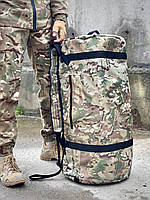 Прочная сумка баул армейский вещмешок всу сумка 100 л камуфляж Мультикам