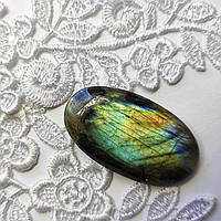 Натуральный камень для создания украшений Лабрадор кабошон Ювелирная вставка природная