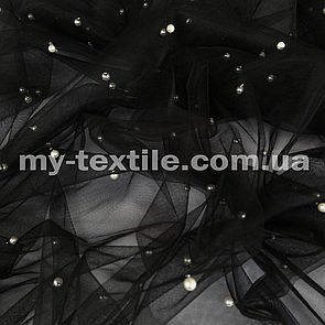 Сітка з перлами Чорний