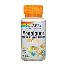 Monolaurin 500 mg (immune system support) (60 veg caps)