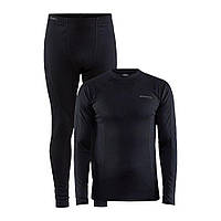 Комплект термобілизни Craft Core Warm Baselayer Set Man Black розмір XS