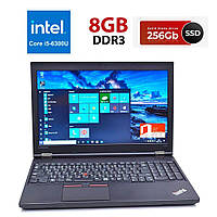 Ноутбук Lenovo ThinkPad L560/ 15.6" (1920x1080)/ Core i5-6300U/ 8 GB RAM/ 256 GB SSD/ HD 520