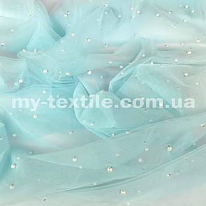 Сітка з перлами Блакитна м'ята (Тіффані)