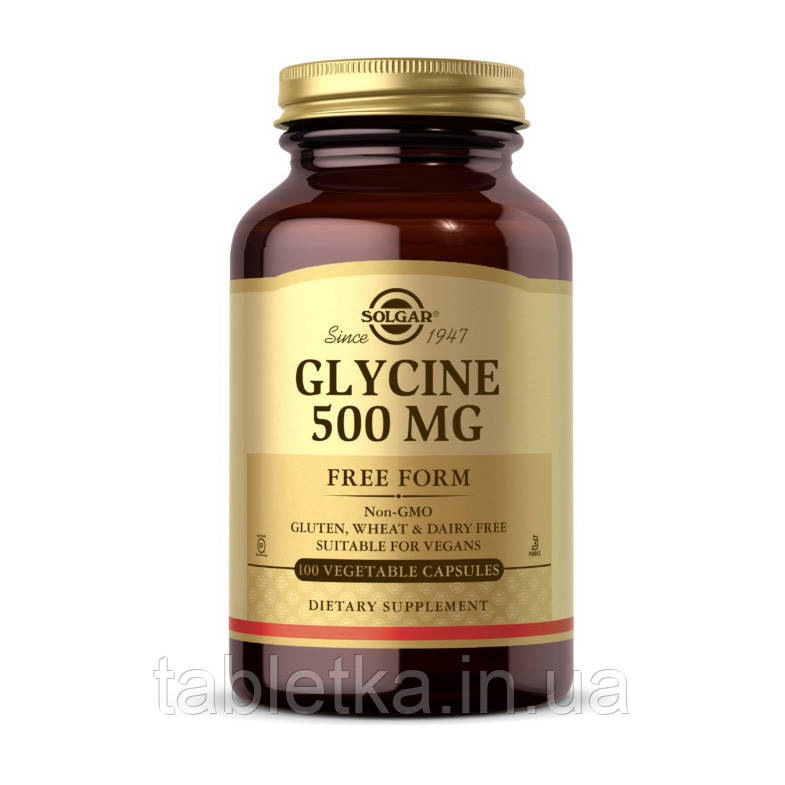 Glycine 500 mg (100 veg cap)
