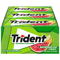 Жувальна гумка Trident Watermelon Twist USA - кавун і диня, фото 4