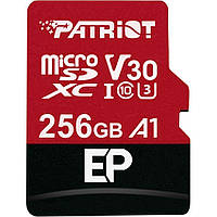 Карта пам'яті Patriot 256GB microSDXC UHS-I/U3 Class 10 EP A1 R90/W80MB/s (PEF256GEP31MCX)