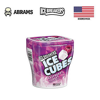 Жуйки Ice Cubes Raspberry Sorbet 40 шт.