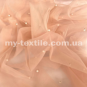 Сітка з перлами Пудра світла