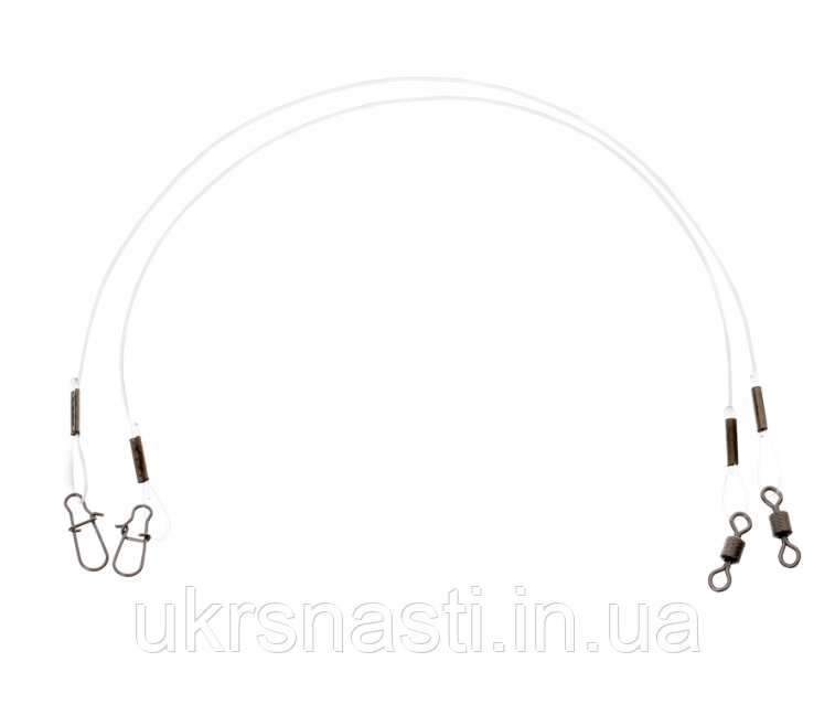 Рибальський повідець флюорокарбоновий 0.55 мм Flagman Leader 12.6 кг 40 см Повідці флюорокарбонові на щуку, фото 1