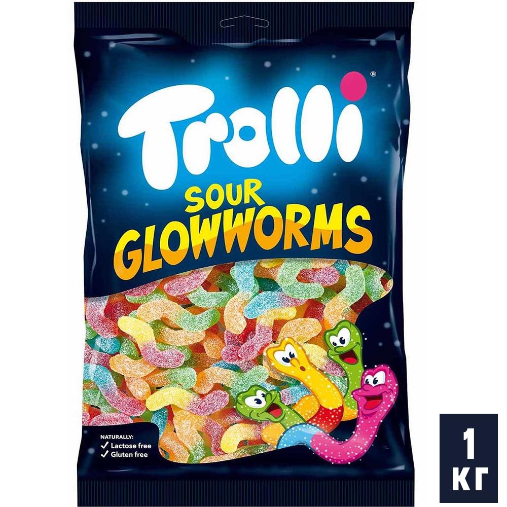 Желейні цукерки Trolli Кислі Світлячки 1 кг