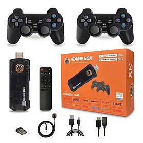 Ігрова приставка консоль RIAS TV&Game Stick X8 64Gb 8K Ultra HD з бездротовими джойстиками (3_04097)