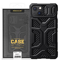 TPU+PC чехол Nillkin CamShield Adventurer (шторка на камеру) для Apple iPhone 13 (6.1") TRE