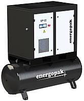 Винтовой компрессор Energopak EP 22-T270 с ресивером 270л (3,6 м3/мин, 7,5 бар, 22 кВт)