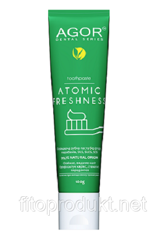 Зубна паста ATOMIC FRESHNESS комплексна 100 г Агор