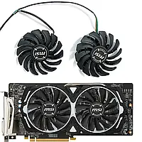 Вентилятор для відеокарти Msi Rx 580 470 480 570 580, 85 мм, 4 контакти