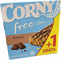Батончик злаковий з шоколадним смаком CORNY FREE Schoko 175гр 7 штук