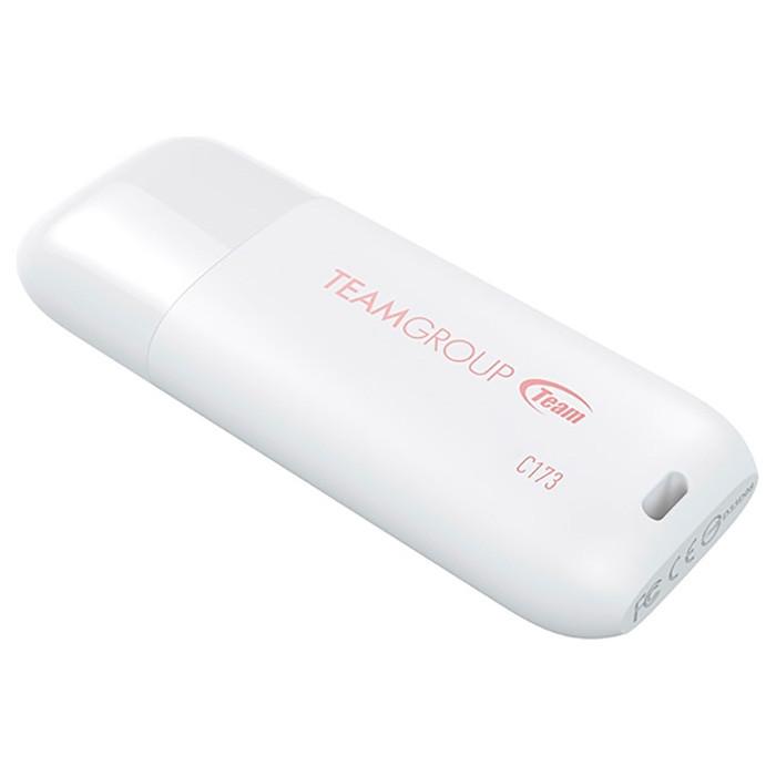 Флеш-накопичувач Team USB 64GB C173 Pearl White (TC17364GW01) - фото 4 - id-p2022155224