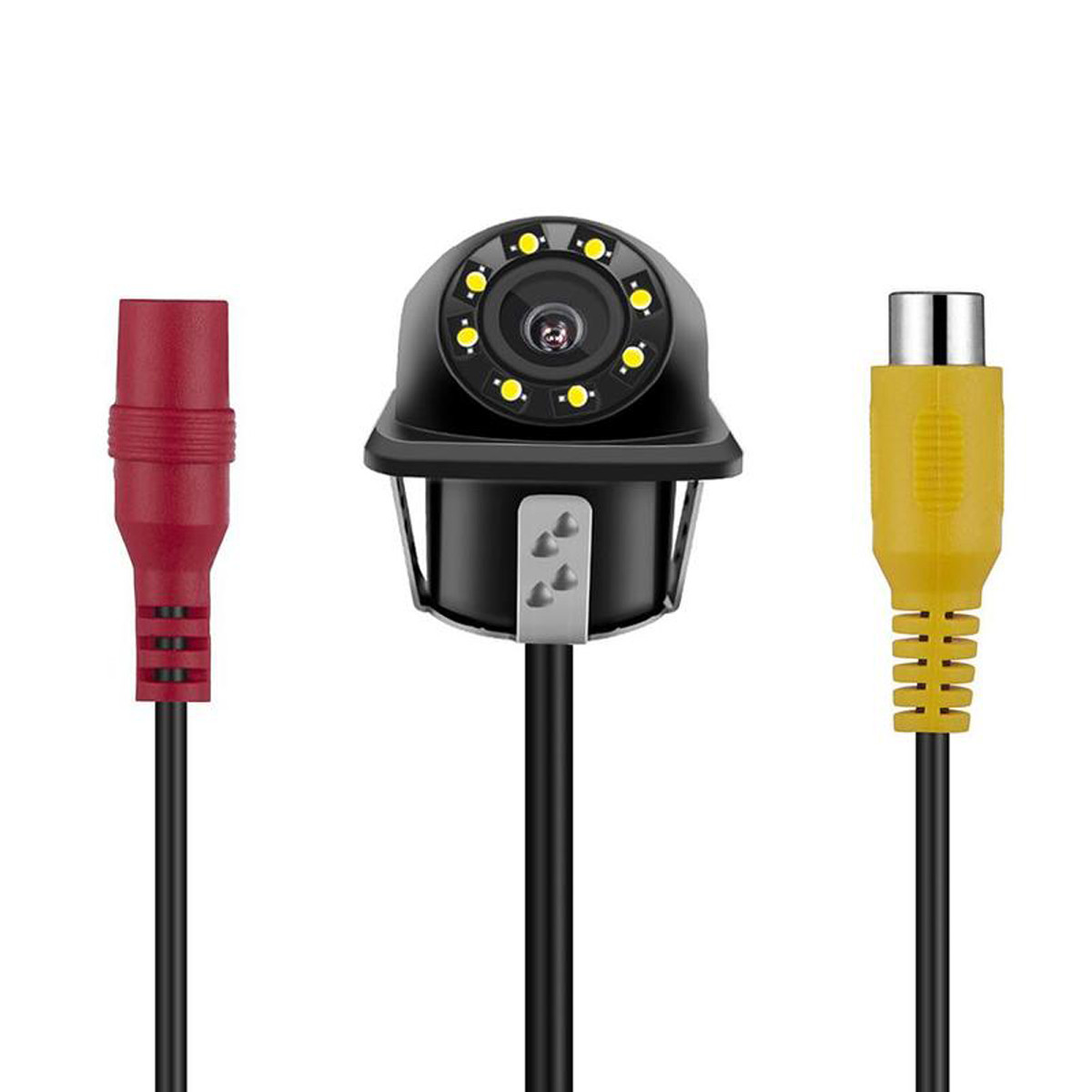 Камера заднього виду універсальна 8 LED [CCD 720x480 NTSC 170° | врізна]