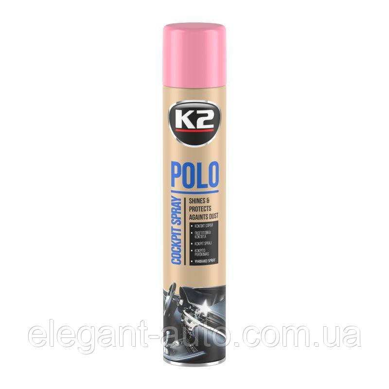Поліроль торпеди спрей 750ml "K2" Polo Woman (Жіночий аромат) K407WO0 (12шт/ящ)
