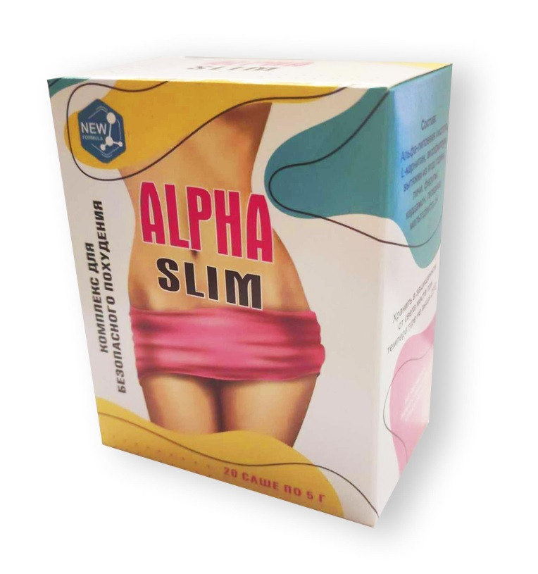 Alpha Slim - Комплекс для безпечного схуднення (Альфа Слім), 20 саше