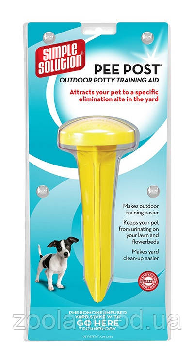 Ss13000 Simple Solution Pee Post Pheromone-Treated Yard Stake, 1 шт