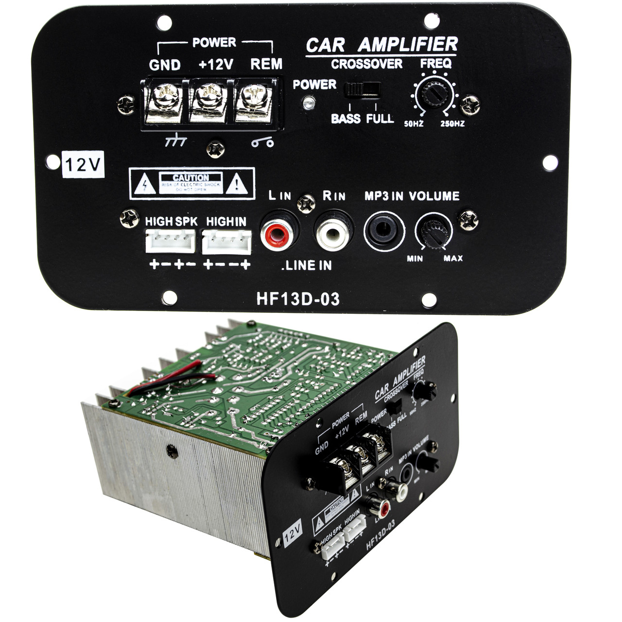 Підсилювач HF13D-03, що вбудовується для активного сабвуфера (80W / 500W)