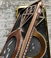 Металевий бампер зі стразами для iPhone 7 8