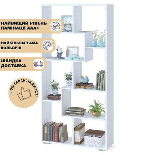 Книжный стеллаж XShelf-4 в гостиную и прихожую и открытый шкаф для дома ...