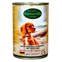 Консерва для собак "Baskerville" Півень з рисом та цукіні Консерва для собак "Baskerville" Півень з рисом та