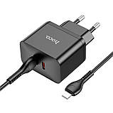 МЗП Hoco N29 PD35W (2USB-C) + кабель Type-C to Lightning, фото 4