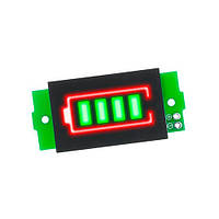 Модуль LED индикации 1S-8S уровня заряда Li-ion аккумуляторов, зеленый kr
